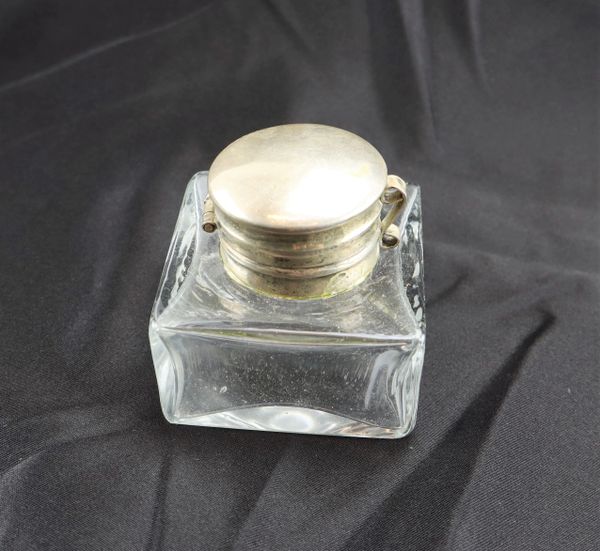 Civil War Glass Inkwell / Sold