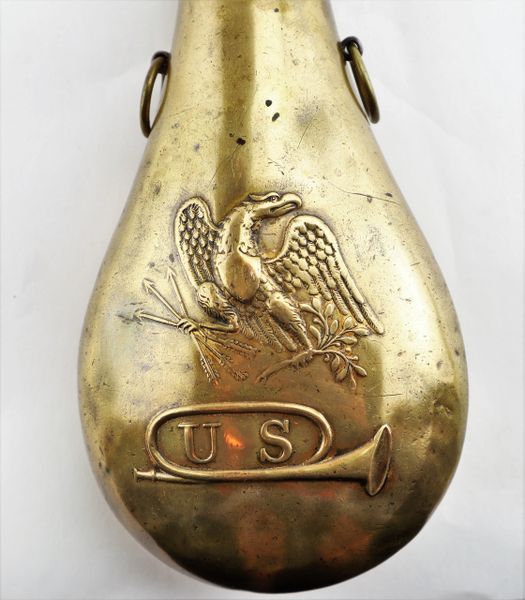 Pre Civil War U.S. Military PEACE Powder Flask – Tortuga Trading