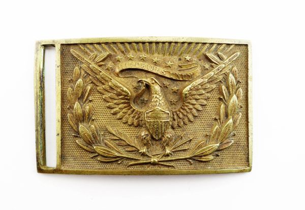 Eagle Wings Spread Bronze Belt Buckle