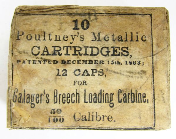 Gallager Carbine Cartridges - Complete Box / SOLD