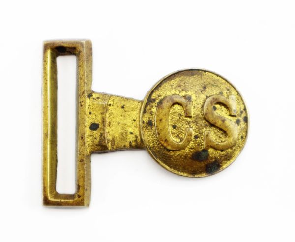 Tongue Portion of Confederate Belt Plate / Sold
