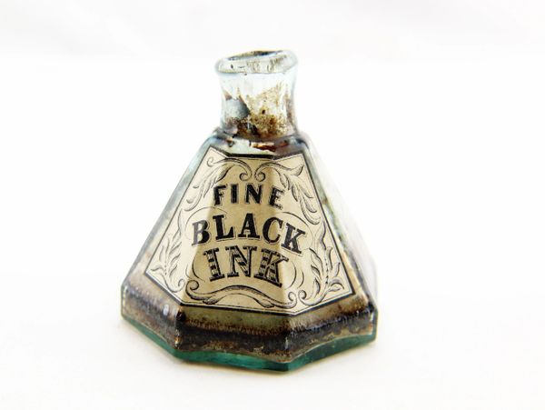 Civil War Umbrella Inkwell / SOLD