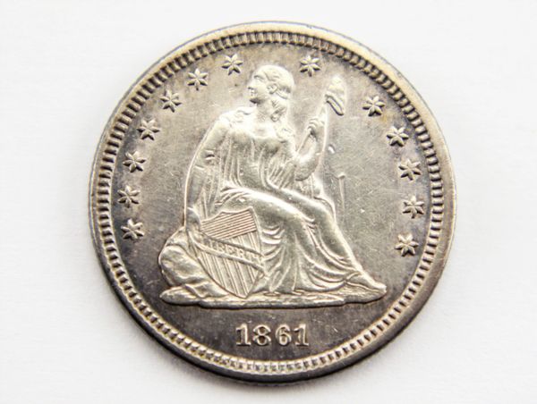 1861 Silver Quarter / Sold