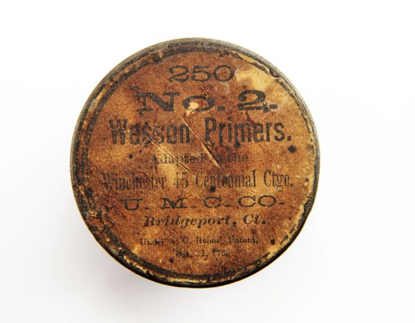 Wesson Primers Percussion Cap Tin / SOLD