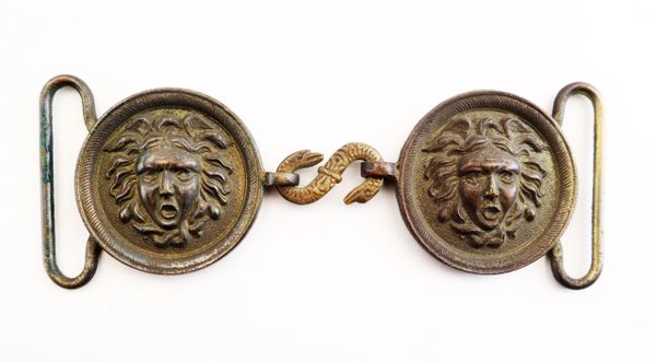 French Hussar's Medusa Head Belt Buckle / Sold