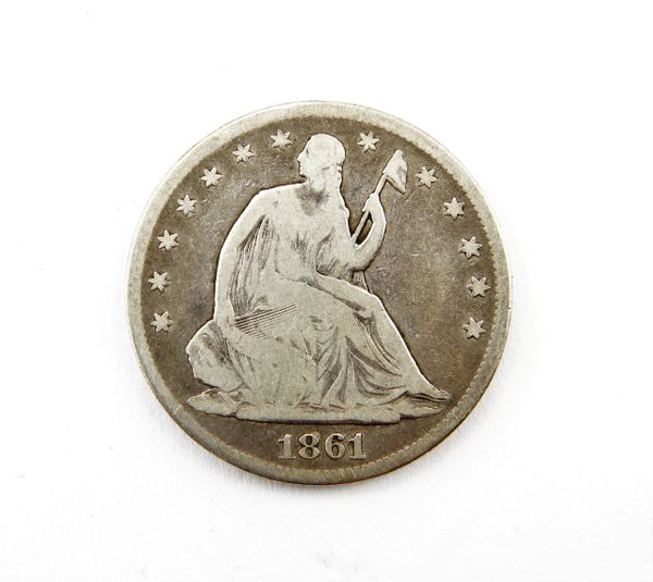 1861 Silver Half Dollar / Sold