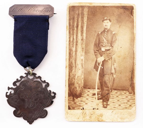 Civil War Identified Officer's Service Medal and Photo