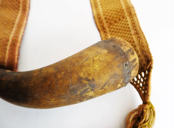 Civil War: Powder horn from the Civil War - Sullivan County