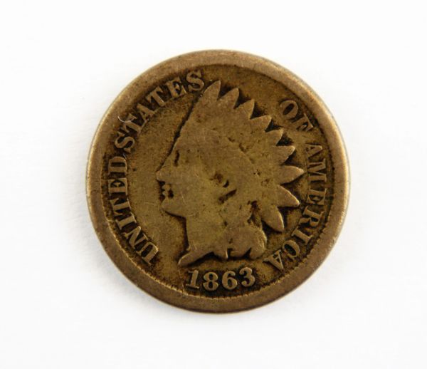 1863 Indian Head “1 Cent” Piece / SOLD