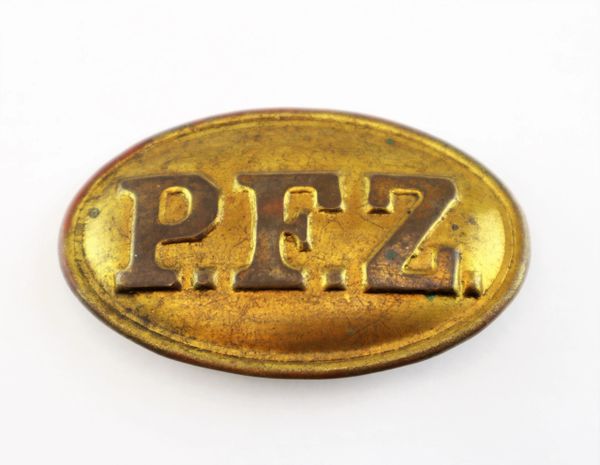 Philadelphia Fire Zouaves Box Plate / SOLD