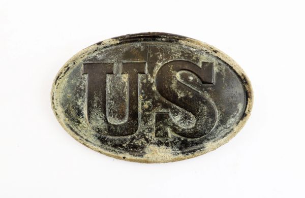 US Cartridge Box Plate / Sold