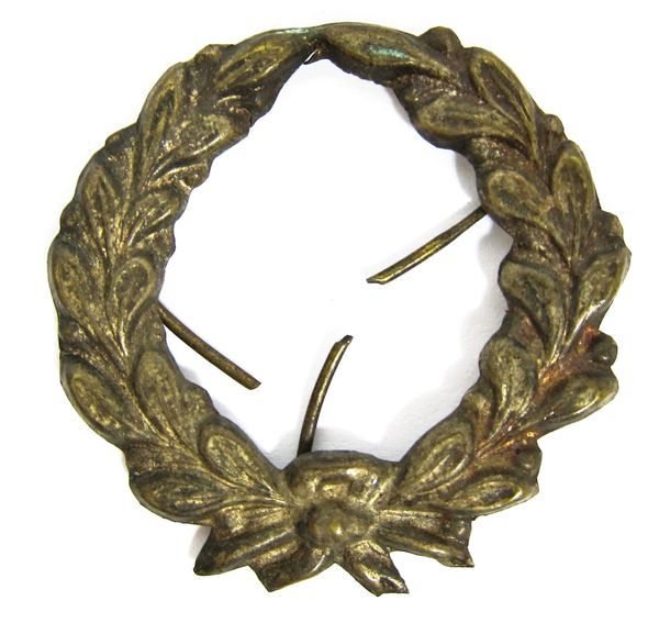 Mexican War Officer's Hat Wreath Device / SOLD