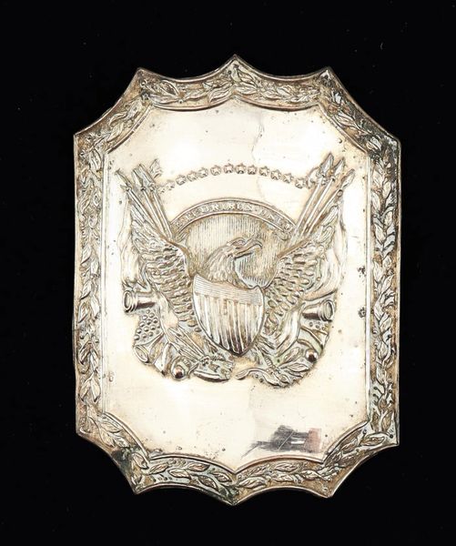 Volunteer Militia Cap Plate