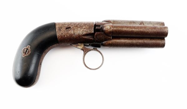 Four Barrel Pepperbox Revolver / SOLD