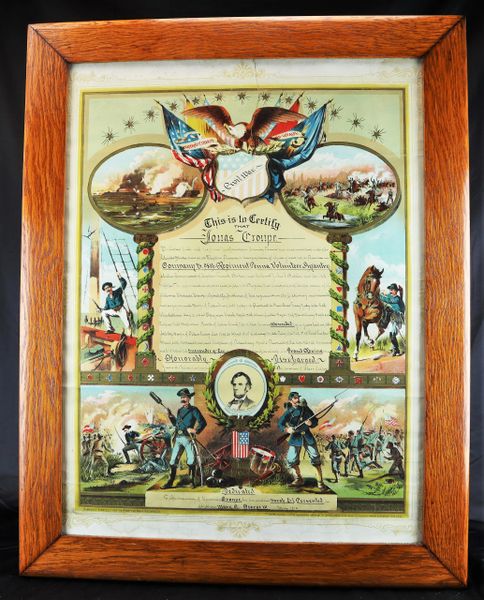Soldiers’ Memorial Jonas Croupe, 98th PA Infantry / SOLD