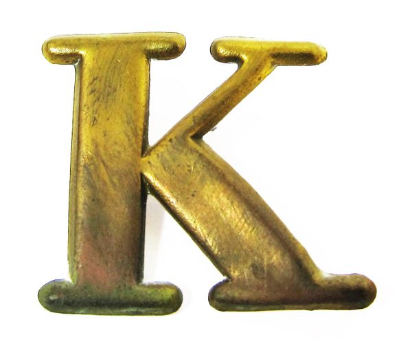 Regimental Company Letter K / SOLD