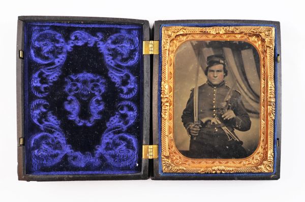 ¼ Plate Tintype of Union Cavalryman / SOLD