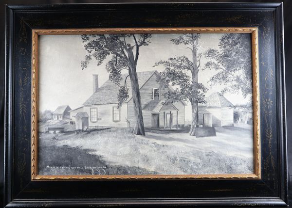 Original Painting of the Home of Confederate General Stonewall Jackson