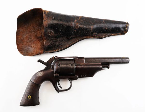Scarce Allen and Worcester Navy Revolver with Holster / SOLD