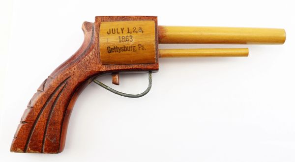 Wooden Gettysburg Souvenir Pistol / SOLD | Civil War Artifacts - For ...