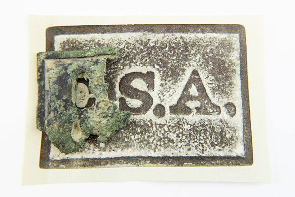 Portion of a Confederate C.S.A. Belt Plate / SOLD