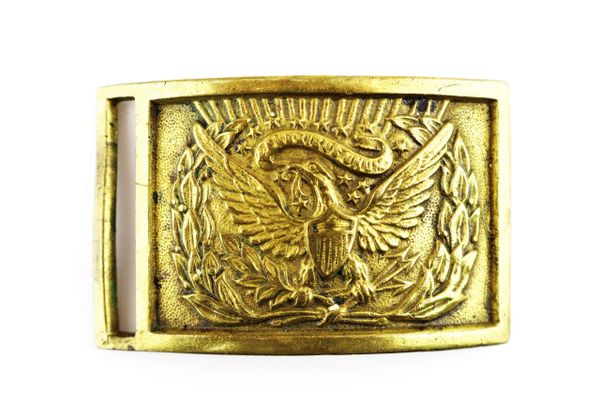 Sold at Auction: Civil War belt and buckle