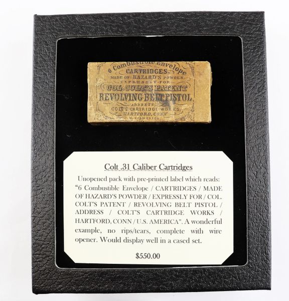 Colt .31 Caliber Cartridges / SOLD | Civil War Artifacts - For Sale in ...