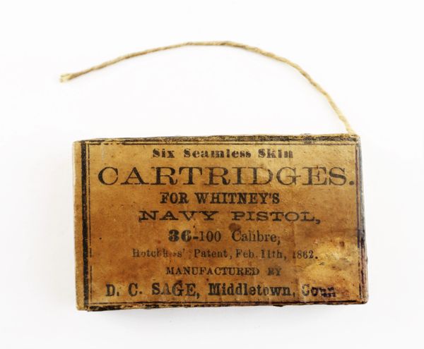 Cartridges for Whitney’s Navy Pistol / SOLD