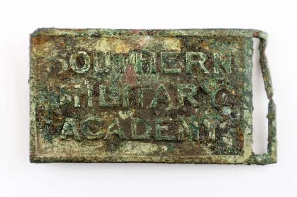 Extremely Rare Southern Military Academy Buckle