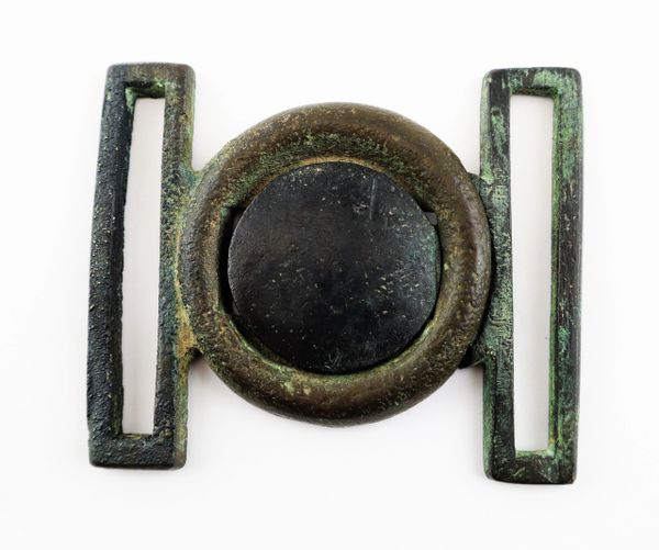 Confederate Two – Piece “Artillery” Buckle / SOLD