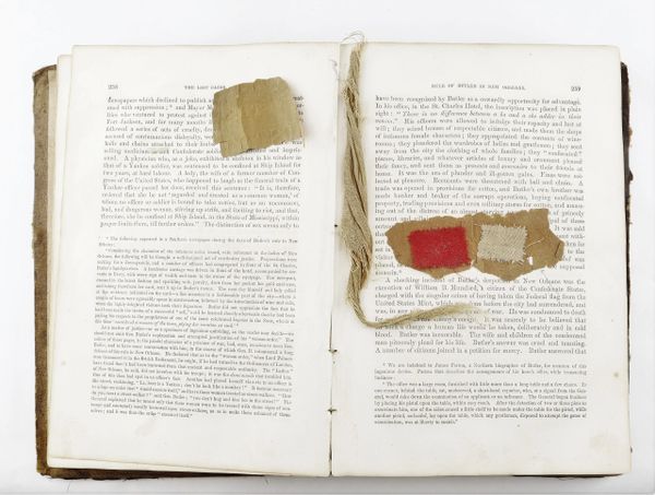 1866 The Lost Cause with Fragments of American Flag Torn Down in New Orleans