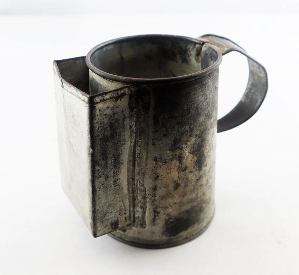 Civil War Tin Shaving Cup / SOLD