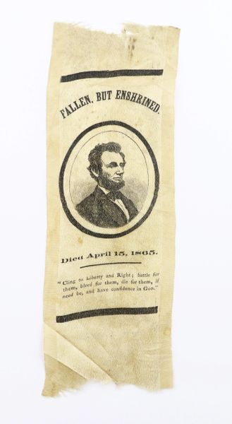 Abraham Lincoln Mourning Ribbon / SOLD