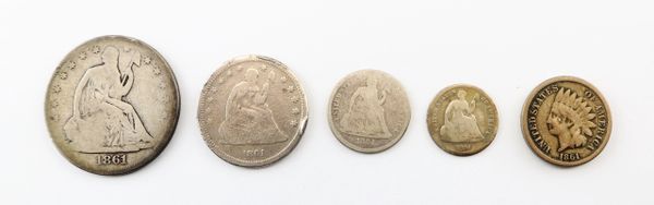 1861 Coin Set / SOLD