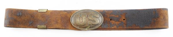 Civil War US Issue Belt and Buckle / Sold