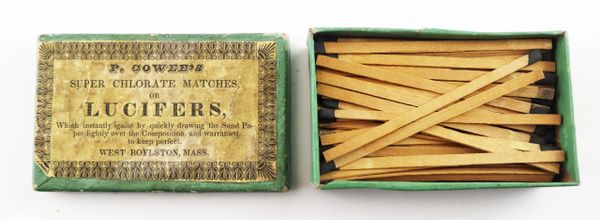 Pre-Civil War Box of “Lucifer” Matches / SOLD