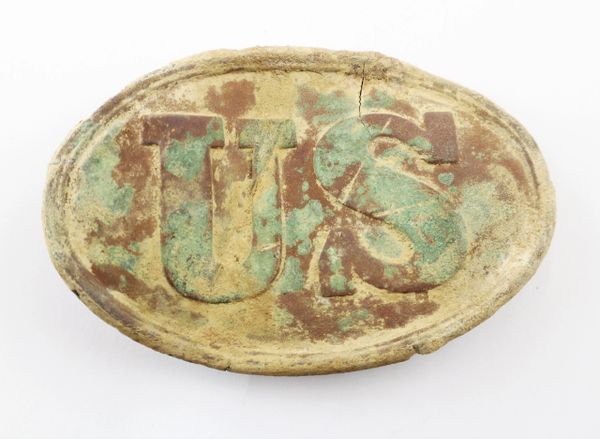 Excavated U.S. Belt Plate