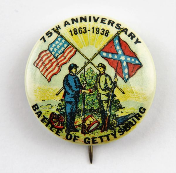 75th Anniversary Battle of Gettysburg Pin / SOLD