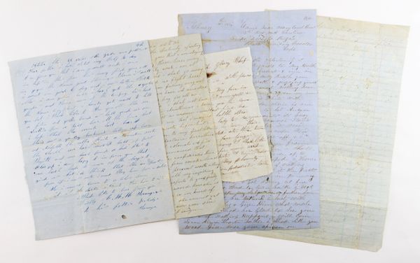 Group of Letters by the Charles H. and John F. Sawyer 32nd North Carolina, Died at Elmira / SOLD