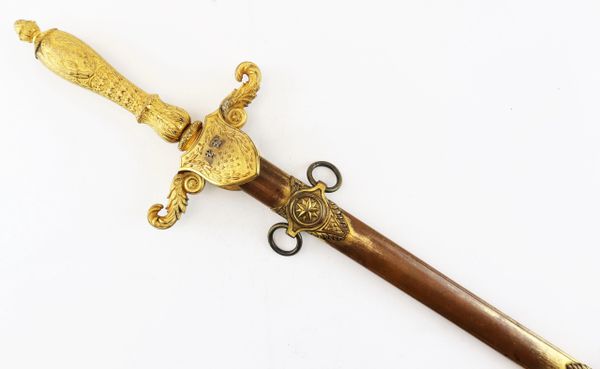 Civil War Ames Model 1840 Paymaster Sword Attributed to Major General Brice