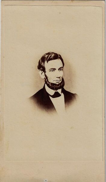 CDV of Abraham Lincoln