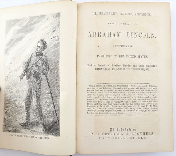 1865 Illustrated Life, Services, Martyrdom, And Funeral of Abraham Lincoln