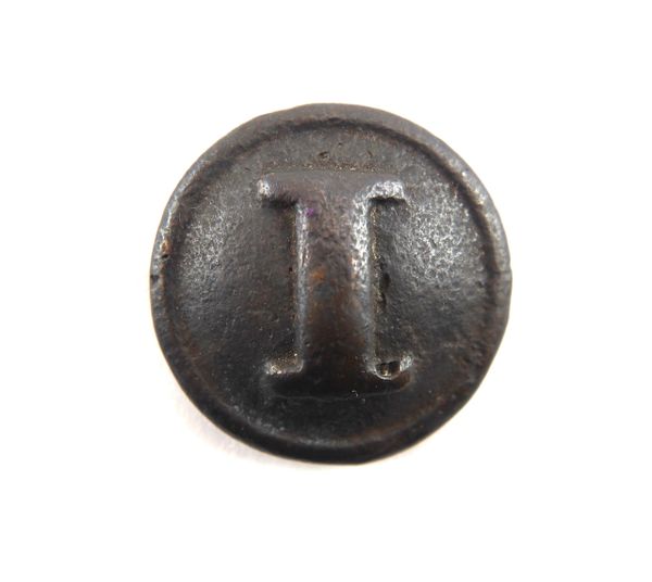 Confederate Infantry “Block I” Cast Button, Battle of Gettysburg / SOLD ...