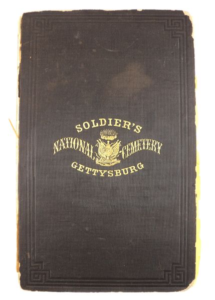 George Meade’s Personal Copy of the Select Committee Report on the Soldier’s National Cemetery – Gettysburg / Sold