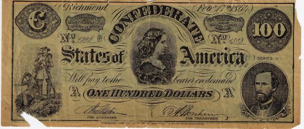 Lookout Mountain Confederate Bill Advertisement / SOLD