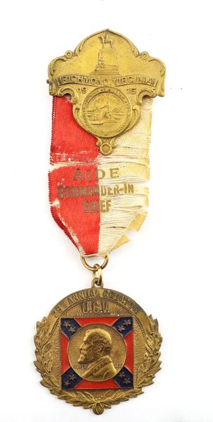 1915 United Confederate Veterans 25th Annual Reunion Badge / SOLD