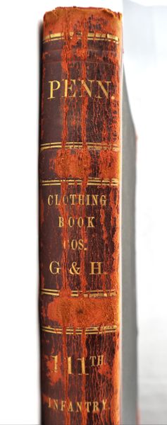 Clothing Account Book from Companies G and H, 111th Pennsylvania / Sold