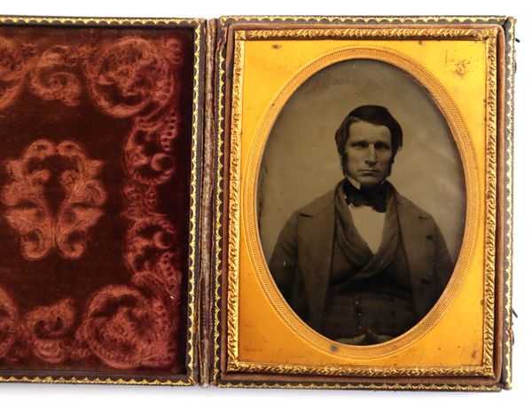 1/4th Plate Ambrotype of Civilian Gentleman / SOLD