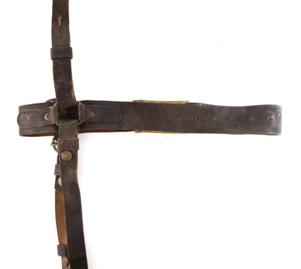 1851 BUFF SWORD BELT AND PLATE