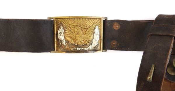 Original U.S. Civil War Officer's Sword Belt with Model 1851